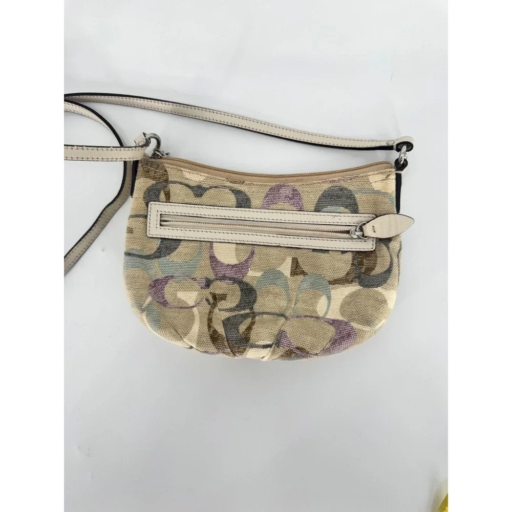 Coach Signature Soho Optic Art Crossbody Bag Women Small Multi-color Vintage y2k
